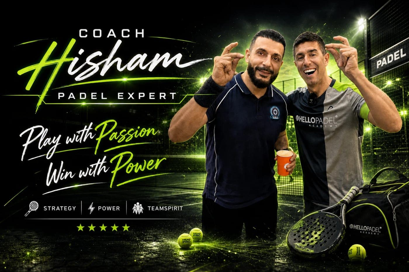 Coach Hisham, padel expert